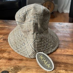 Scala Plaid Bucket Hat